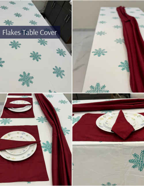 Frosted Snow Table Cover